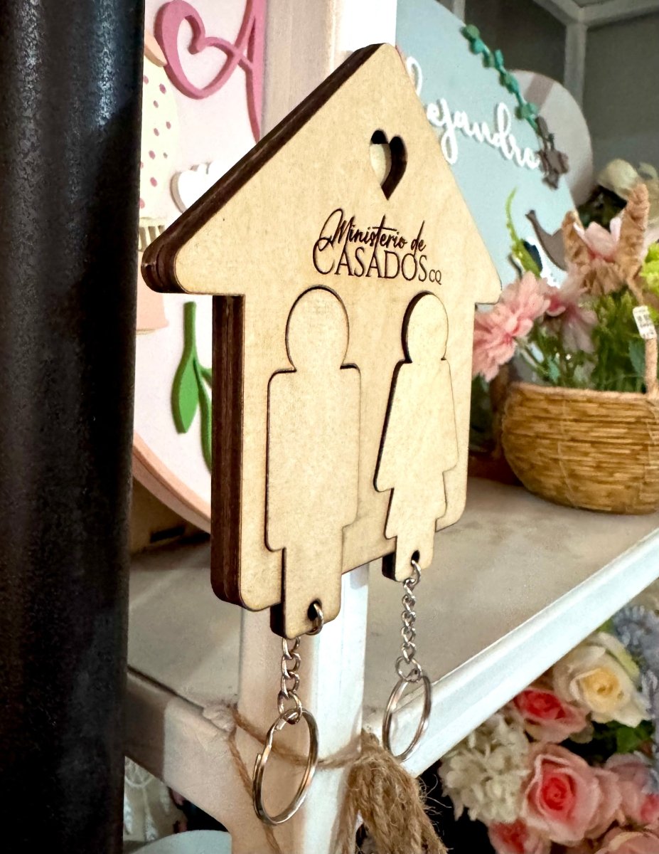 Portallavero personalizado en madera - Felt Craft RD