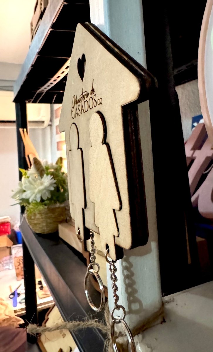 Portallavero personalizado en madera - Felt Craft RD