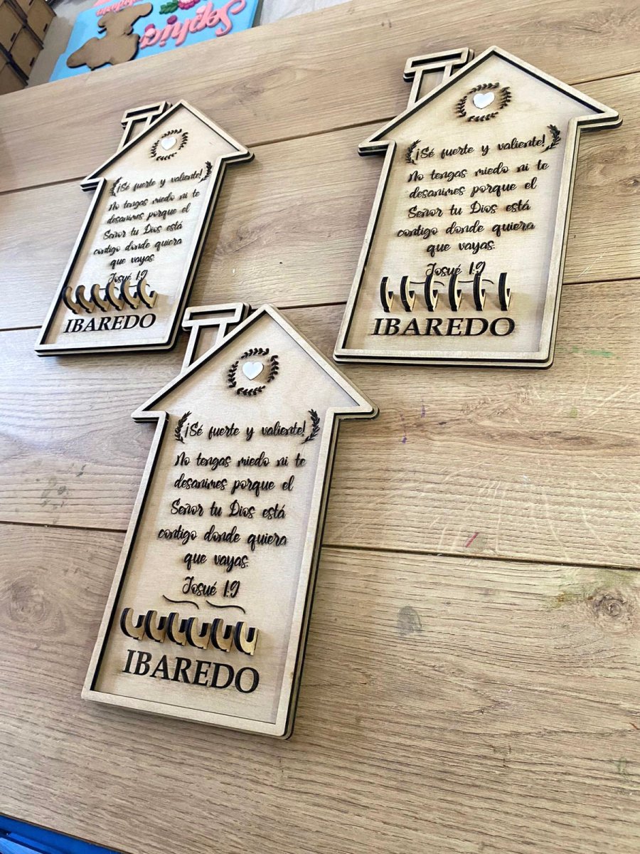 PortaLlaveros Personalizados en madera - Felt Craft RD