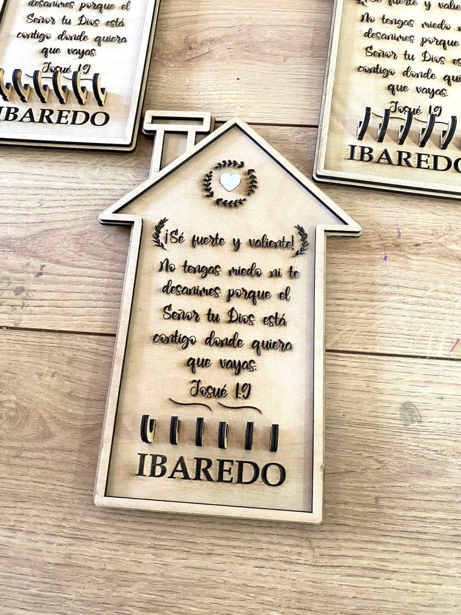 PortaLlaveros Personalizados en madera - Felt Craft RD