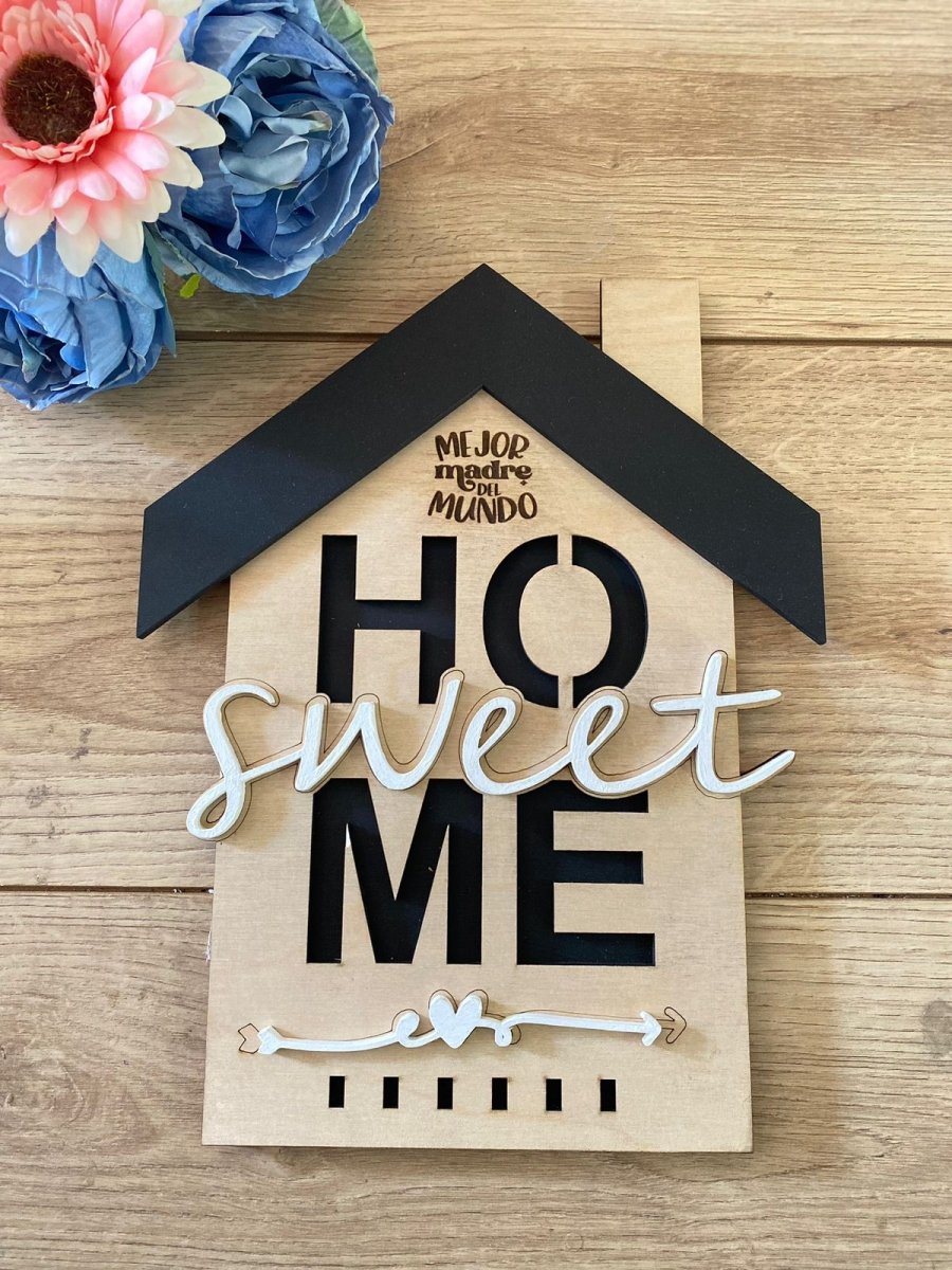 Portallaves para el hogar personalizado de madera - Felt Craft RD