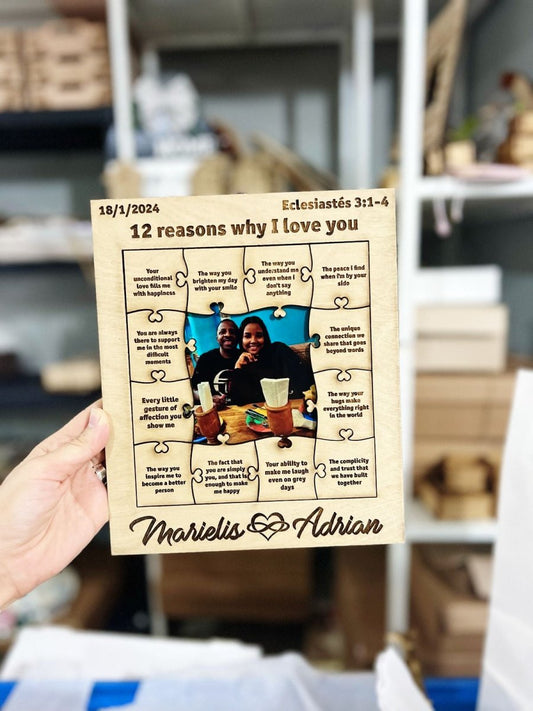 Portaretrato personalizado en madera regalo - Felt Craft RD