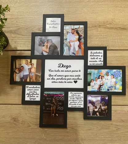 Marco de fotos infantil grabado para bebé