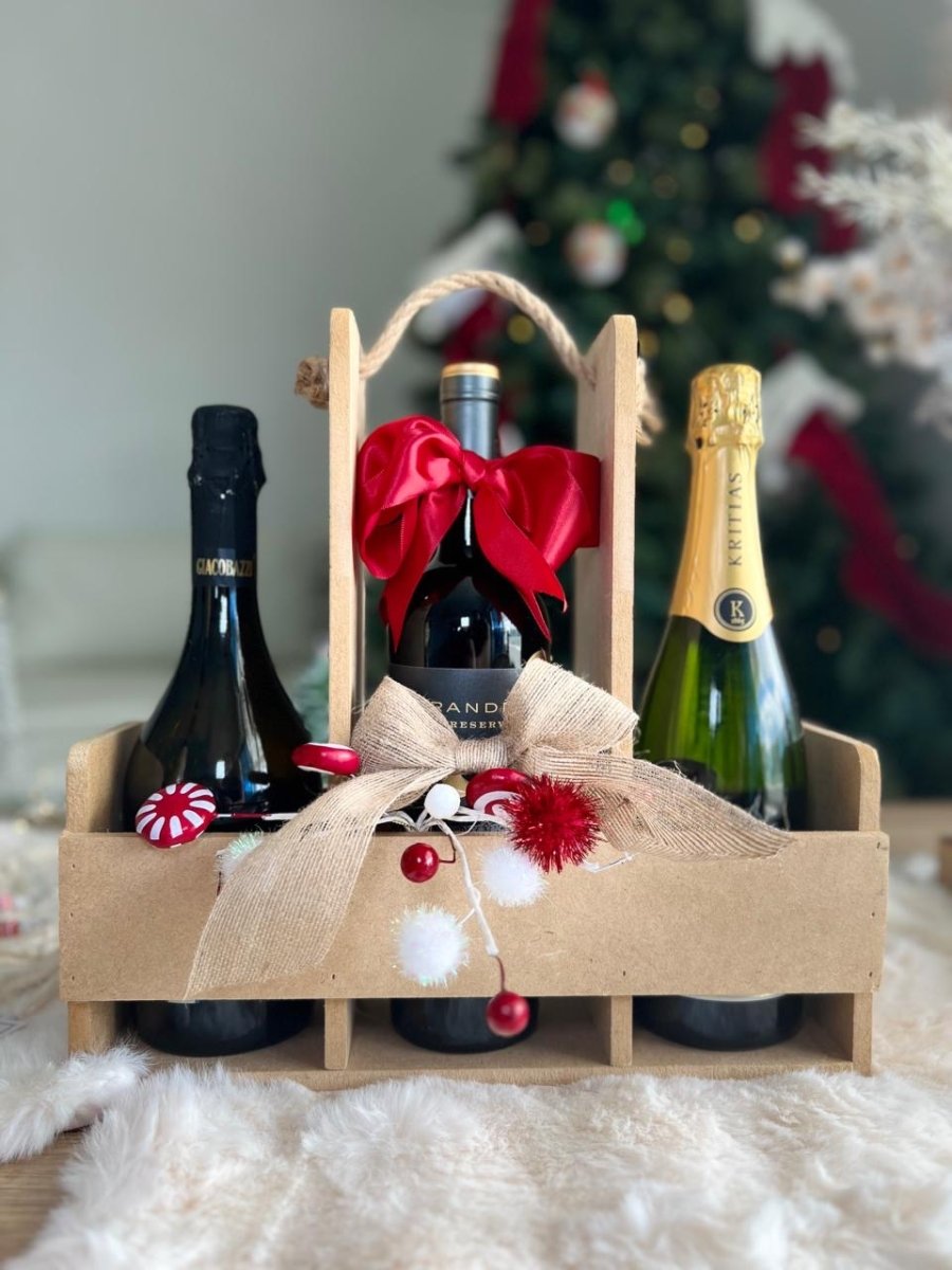 Vinera artesanal en madera personalizable con nombre y diseño