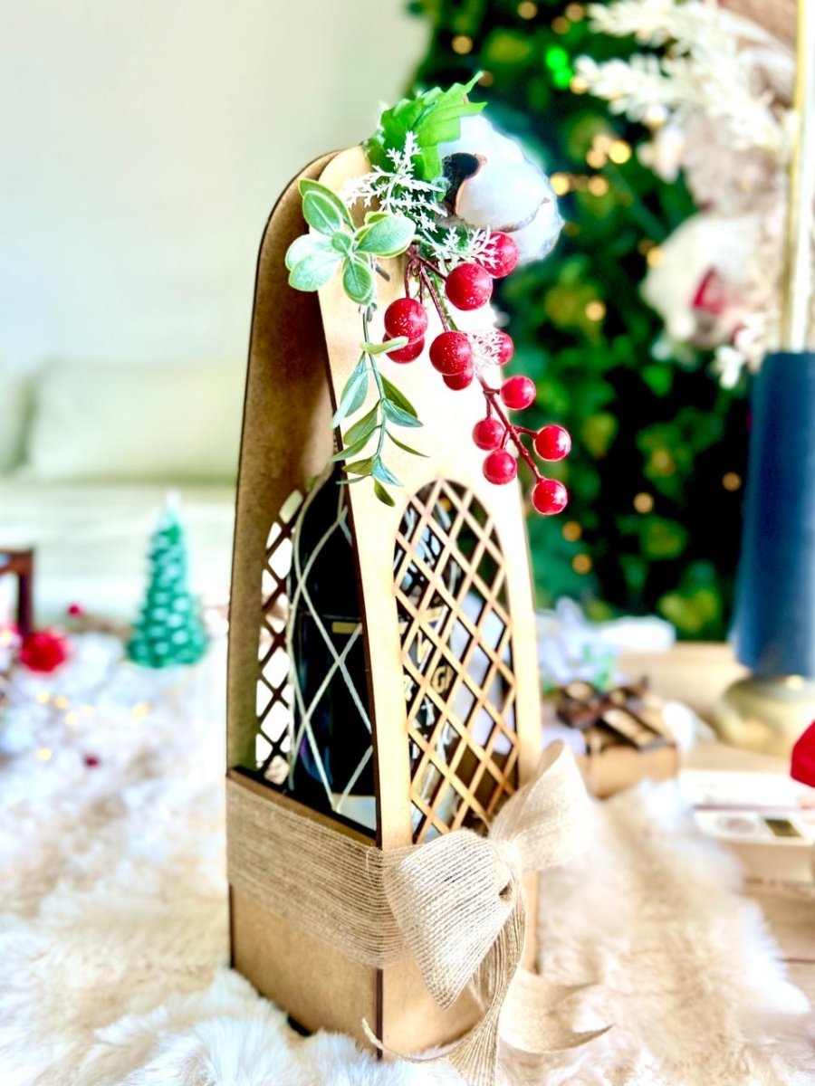 Portavino decorativo para regalos especiales