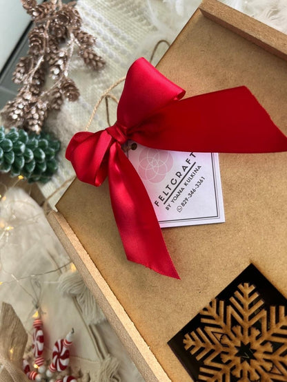 Caja portavino artesanal para botella de vino