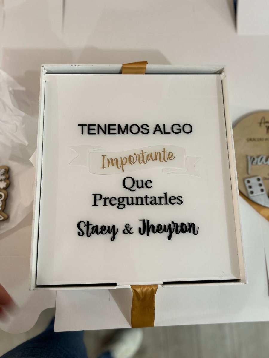 Propuesta padrino madrina bautismo - Felt Craft RD