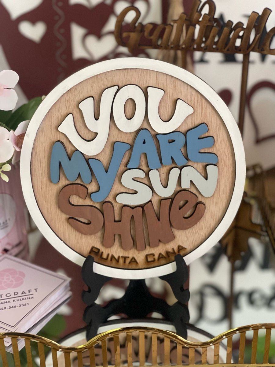 Punta Cana Gift Hanger You Are My Sunshine - Felt Craft RD