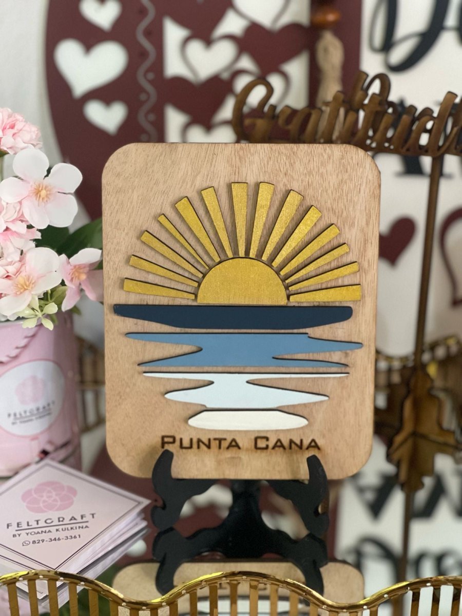 Punta Cana Gift Square Hanger - Felt Craft RD