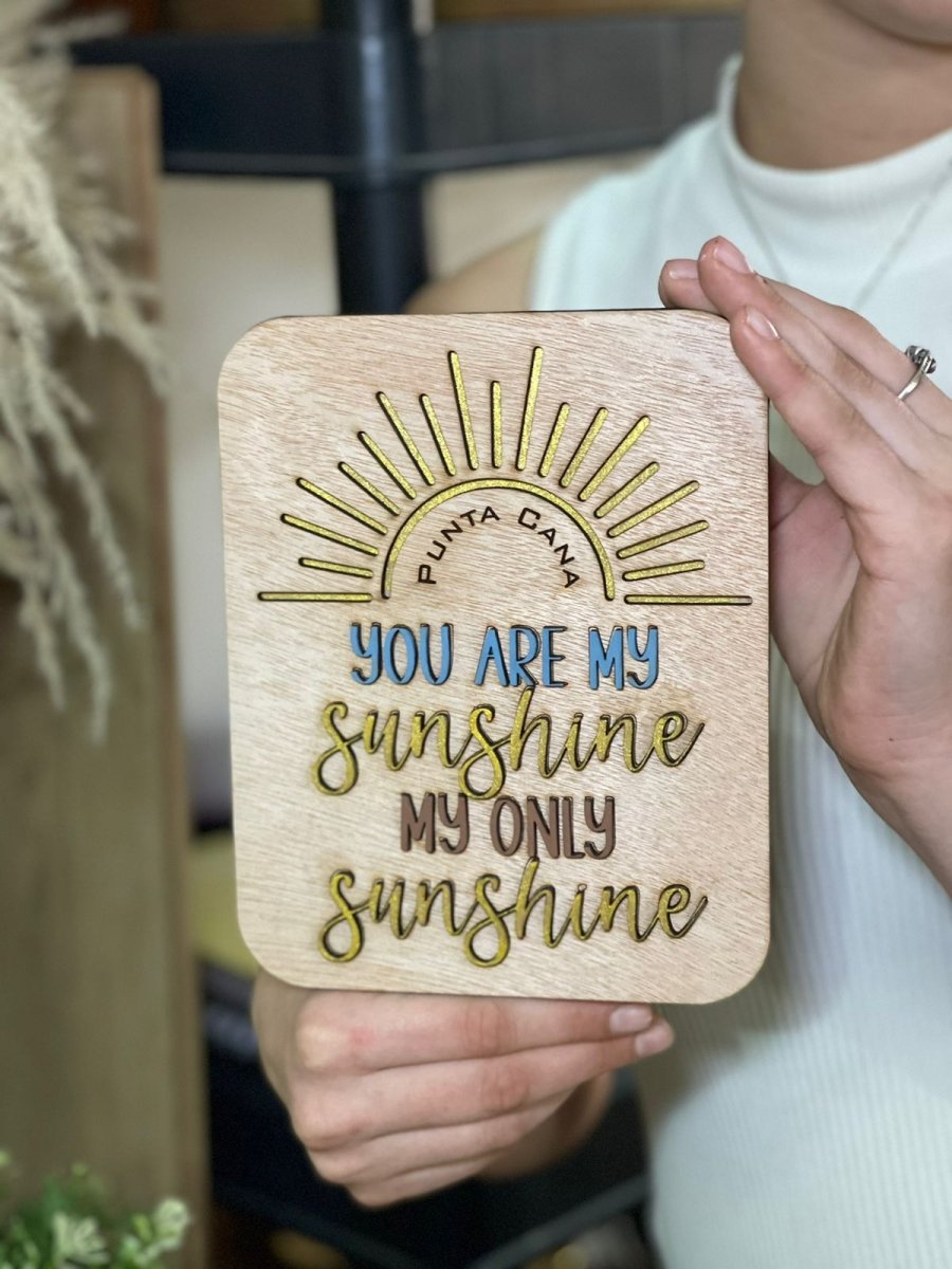 Punta Cana Gift Square Hanger You Are My Sunshine - Felt Craft RD