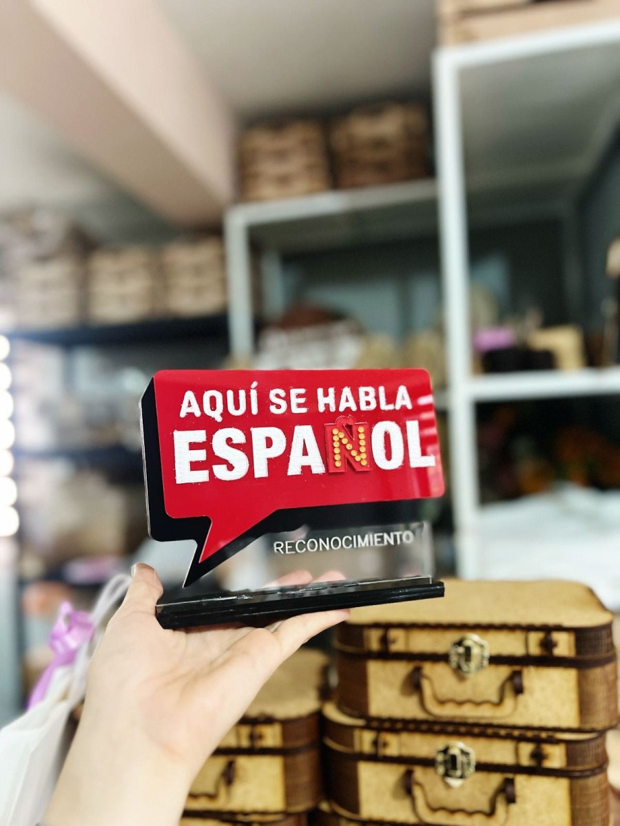 Reconocimiento acrilico personalizado - Felt Craft RD