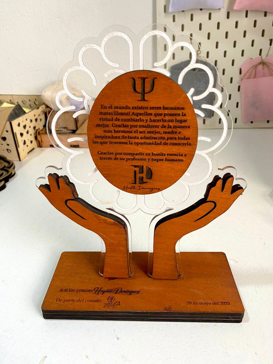 Reconocimiento acrílico y virola - Felt Craft RD