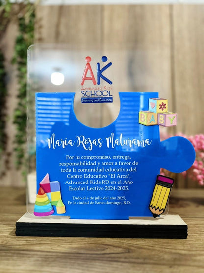 Reconocimiento placa acrilico - Felt Craft RD