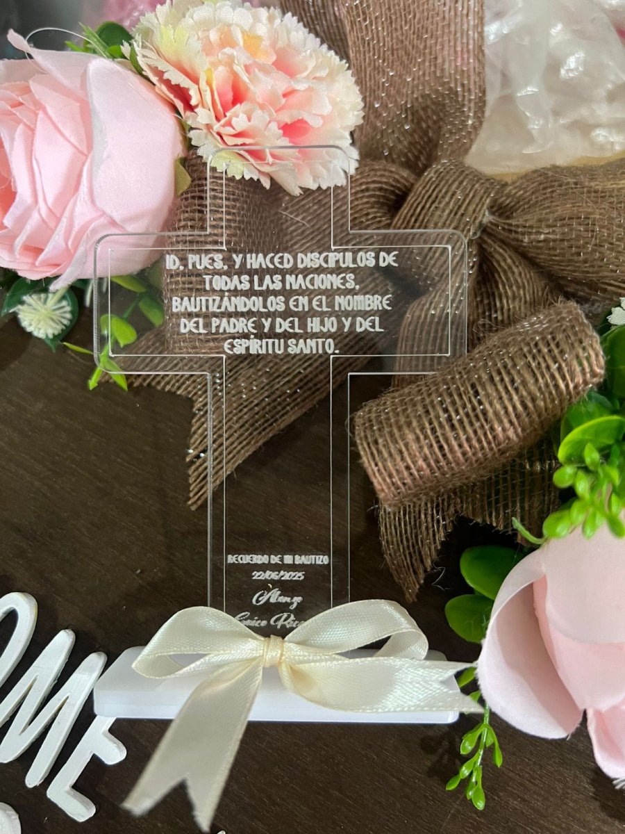 Recuerdo de bautizo - Felt Craft RD