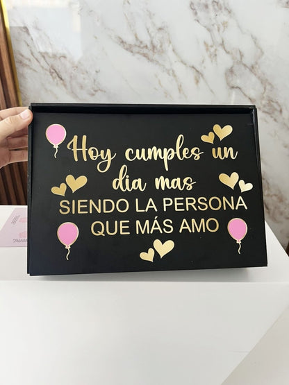 Regalo aniversario caja con mensaje - Felt Craft RD