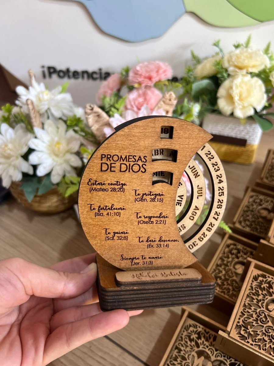 Regalo calendario madera personalizado - Felt Craft RD