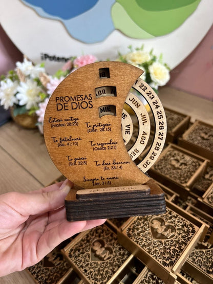 Regalo calendario madera personalizado - Felt Craft RD