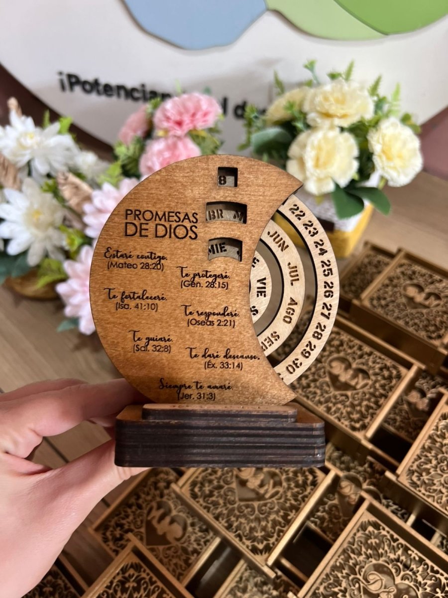 Regalo calendario madera personalizado - Felt Craft RD