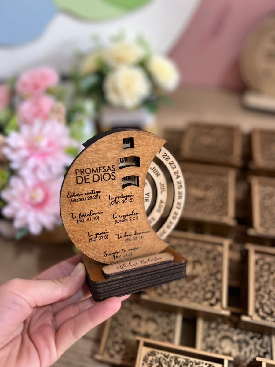 Regalo calendario madera personalizado - Felt Craft RD