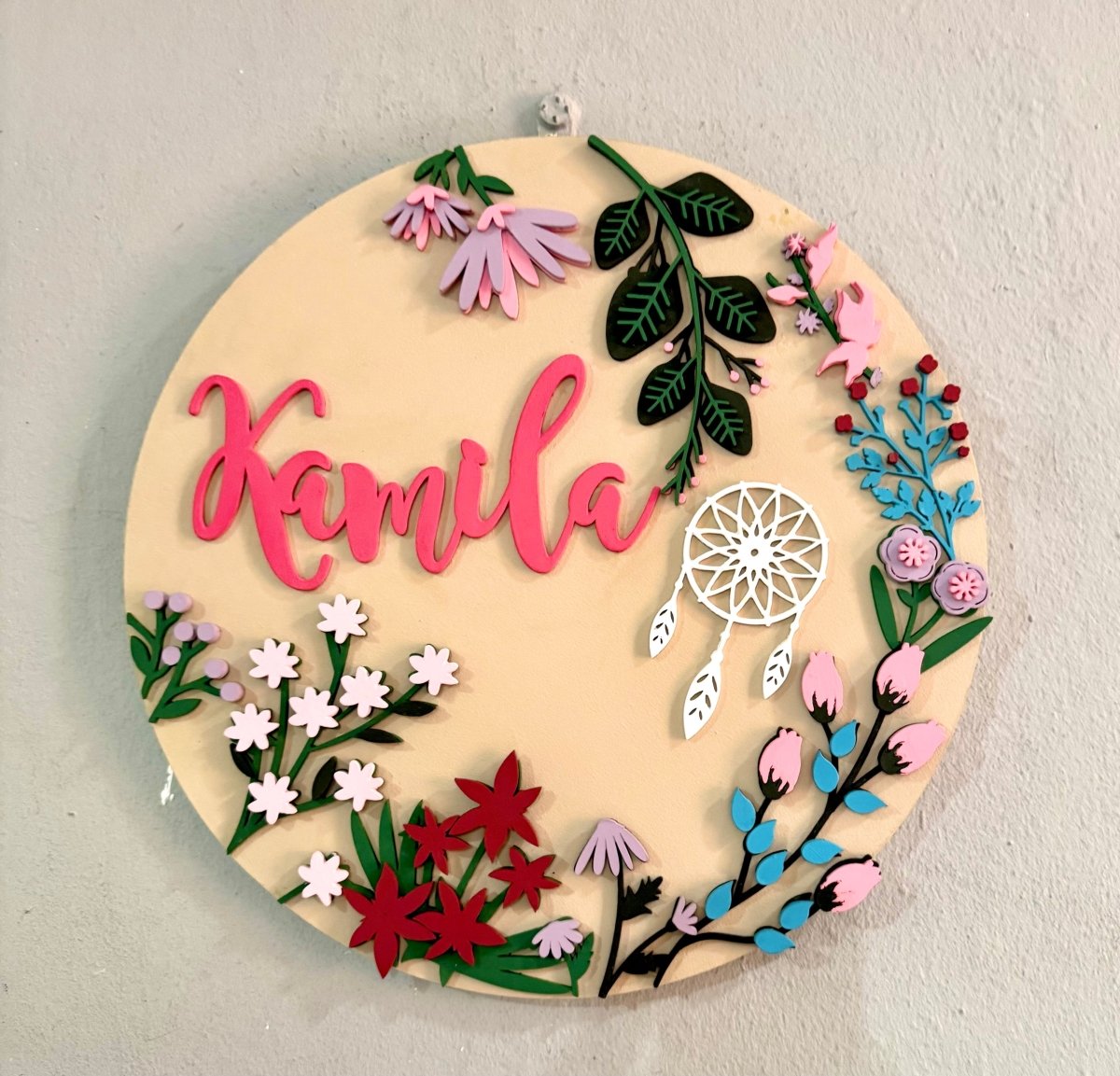 Regalo en madera colgante de bebe - Felt Craft RD