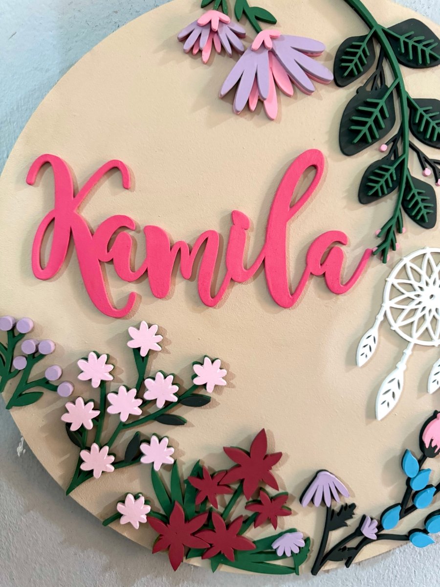 Regalo en madera colgante de bebe - Felt Craft RD