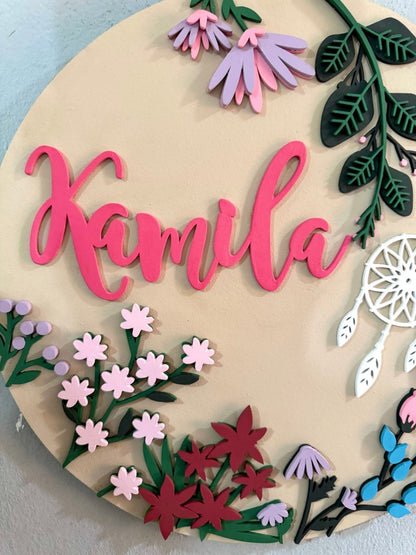 Regalo en madera colgante de bebe - Felt Craft RD