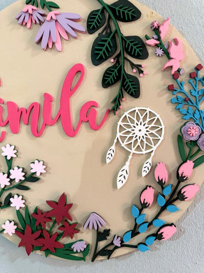 Regalo en madera colgante de bebe - Felt Craft RD