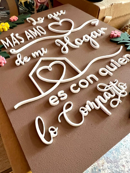 Regalo en madera personalizado - Felt Craft RD