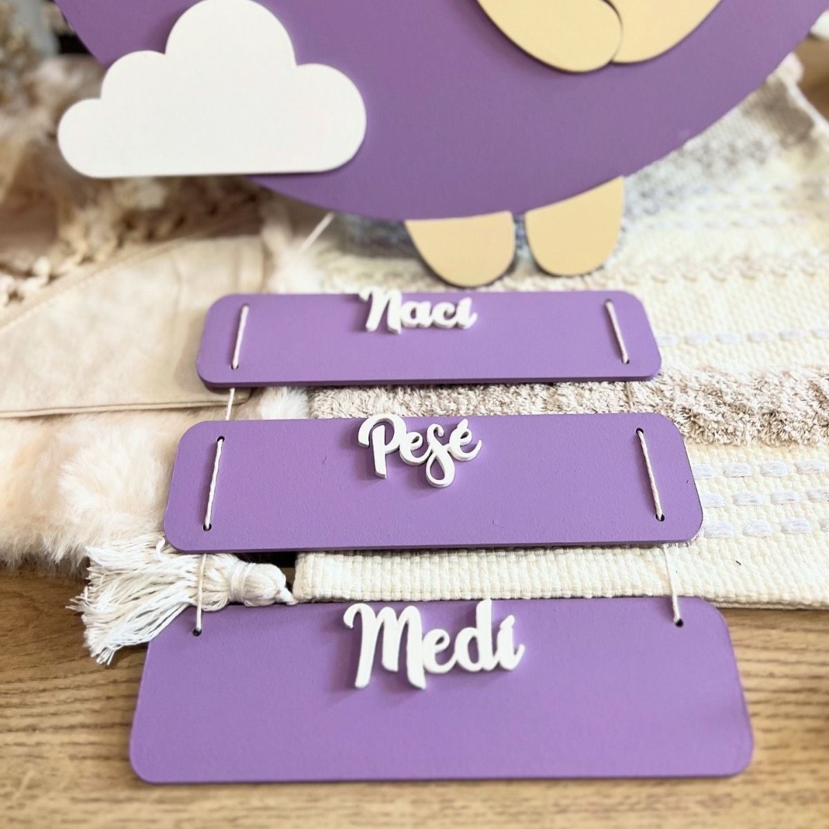 Regalo personalizado bebe recien nacido oso - Felt Craft RD