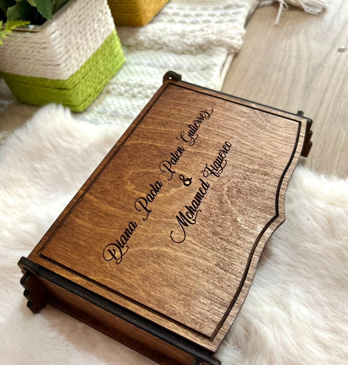 Regalo personalizado caja madera - Felt Craft RD