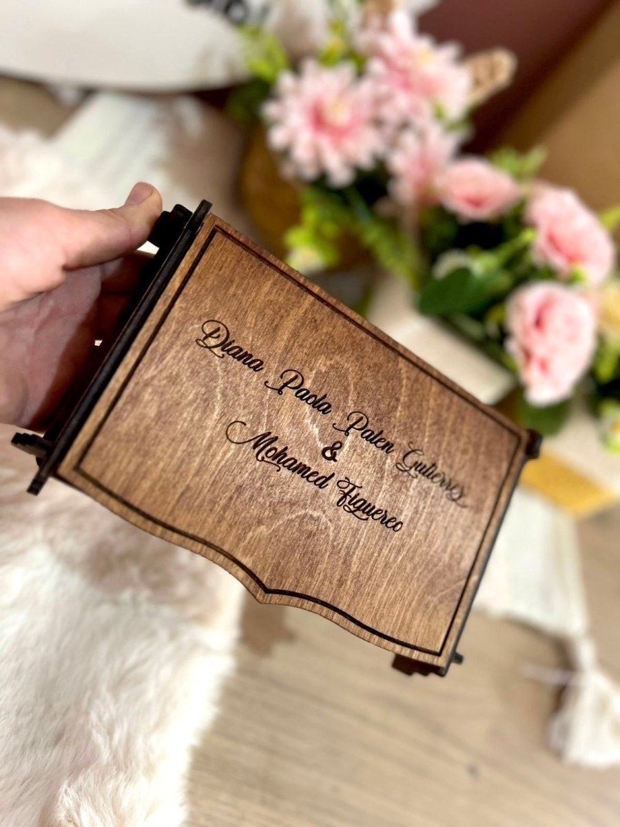 Regalo personalizado caja madera - Felt Craft RD