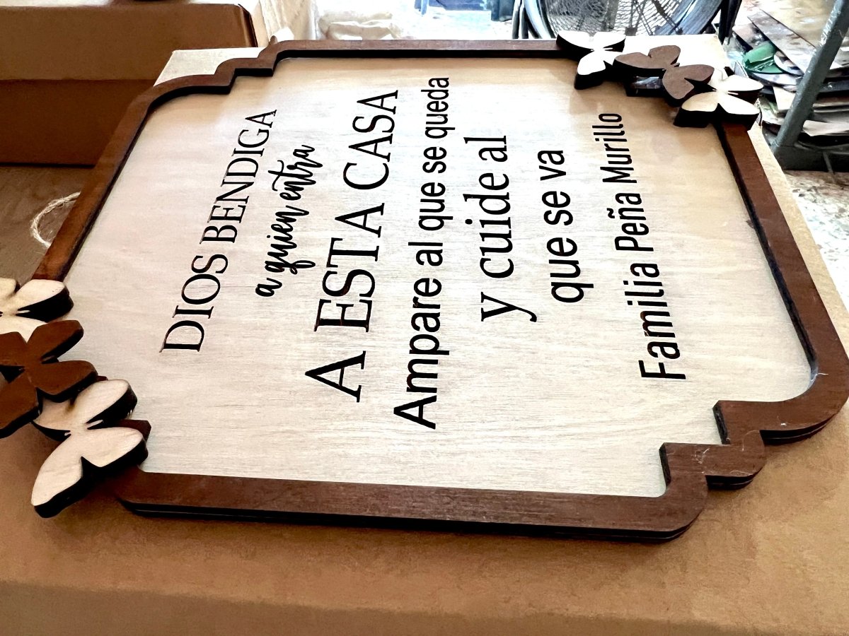 Regalo personalizado en madera - Felt Craft RD