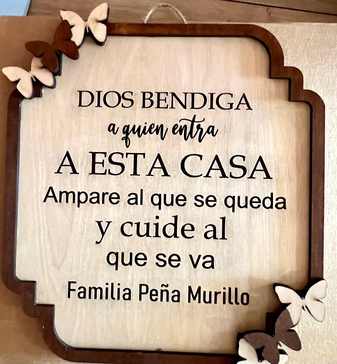 Regalo personalizado en madera - Felt Craft RD