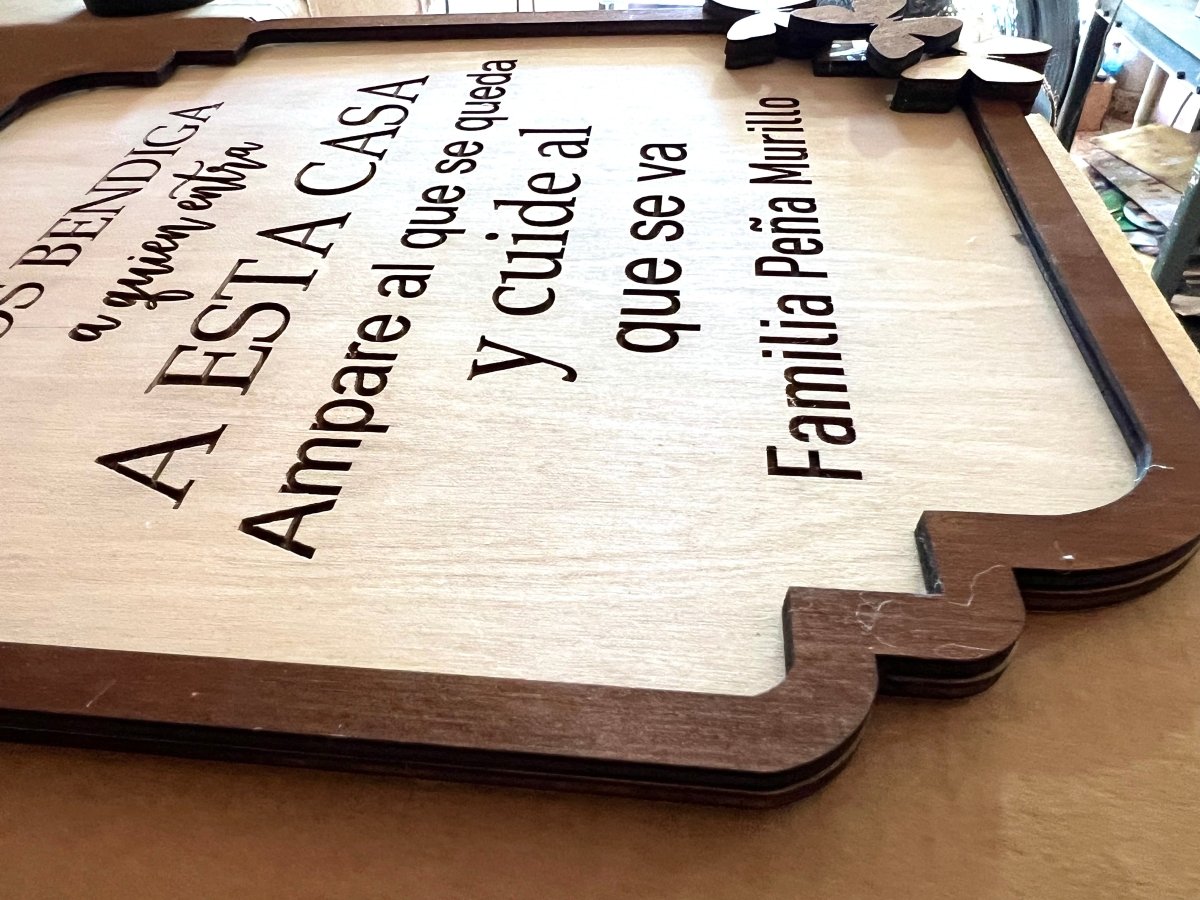 Regalo personalizado en madera - Felt Craft RD