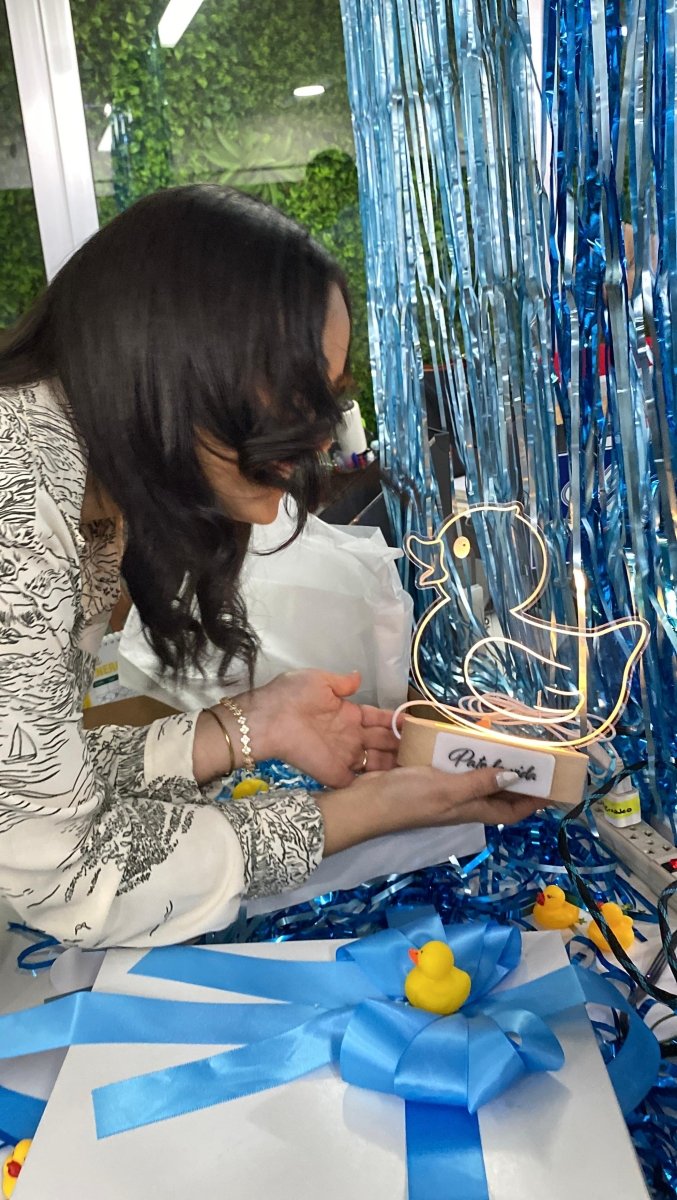 Regalo personalizado lampara led patito - Felt Craft RD