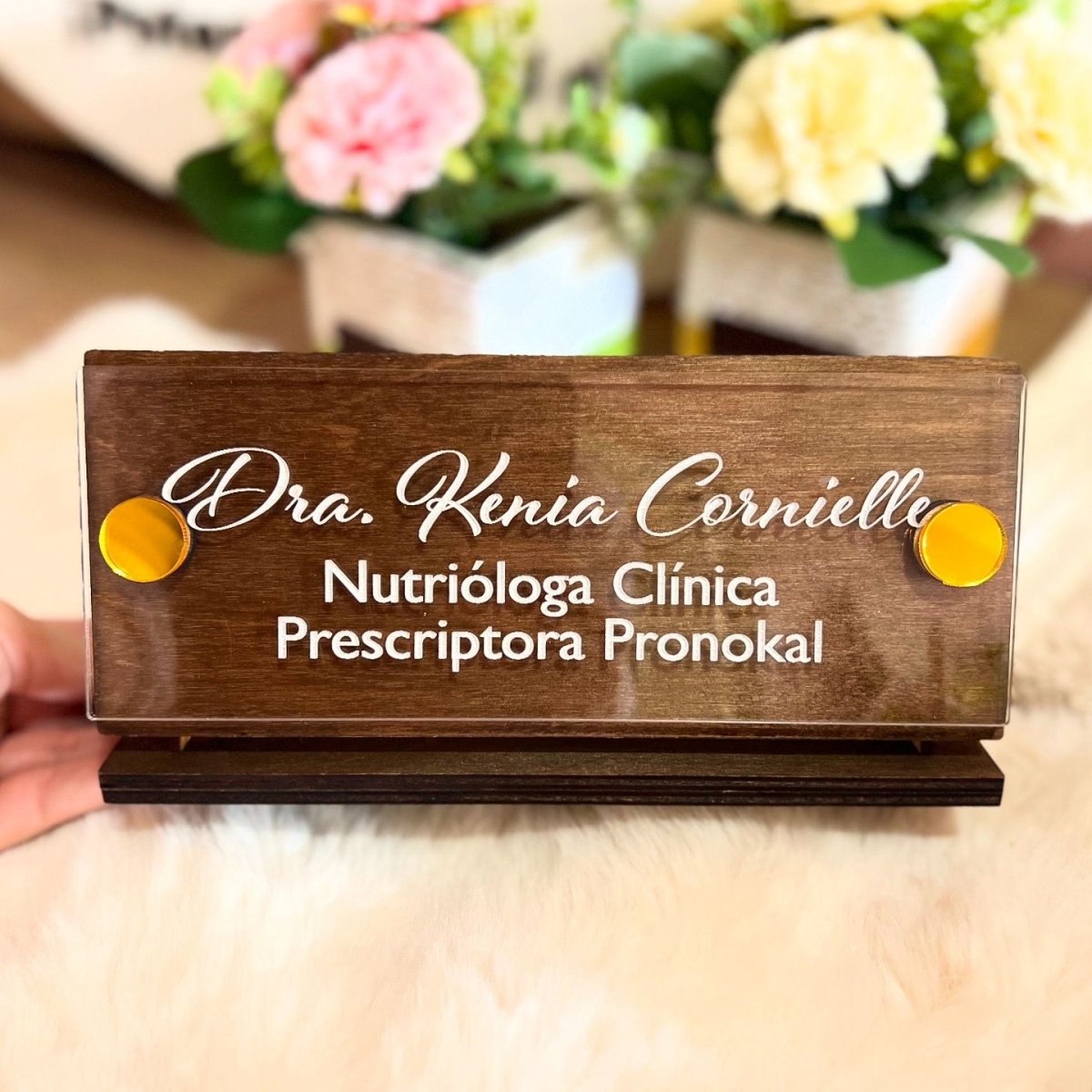 Regalo personalizado visitador a medico - Felt Craft RD