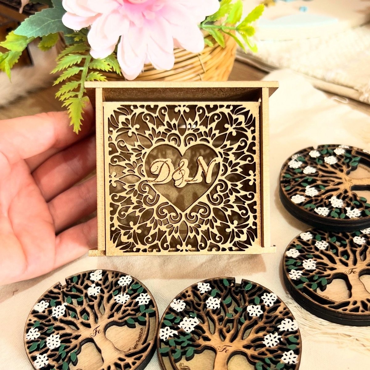 Regalo san valentin caja personalizada - Felt Craft RD