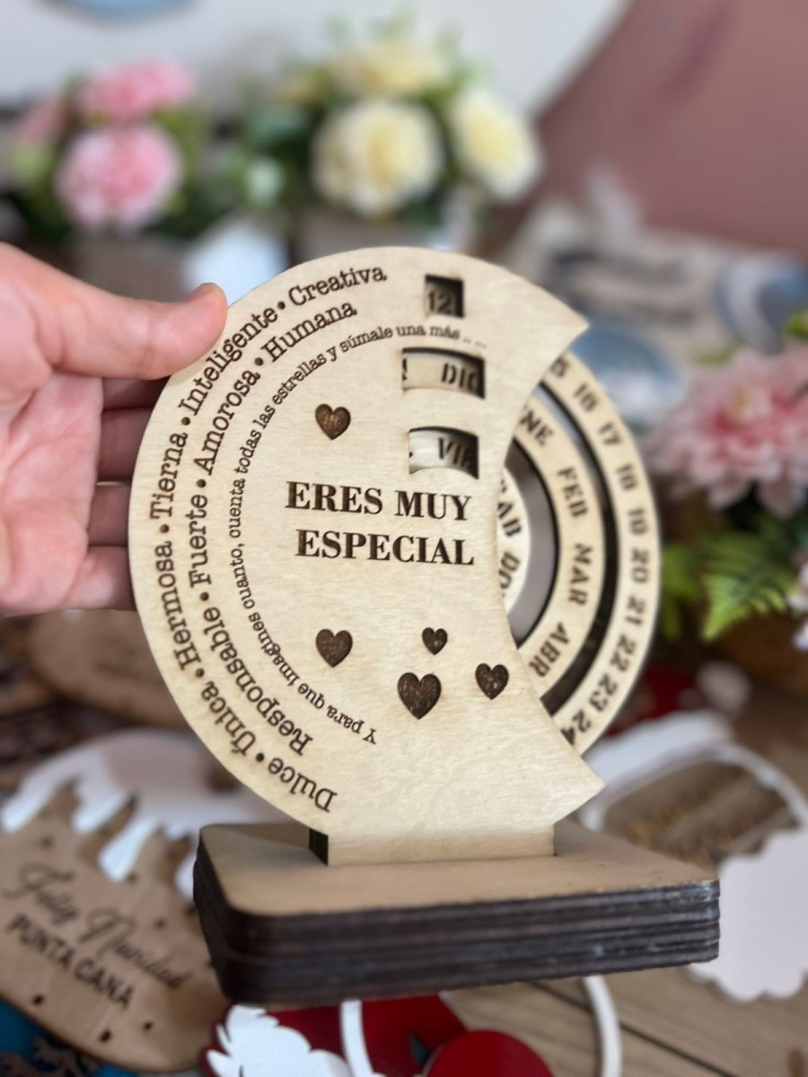 Regalo san valentin calendario personalizado - Felt Craft RD