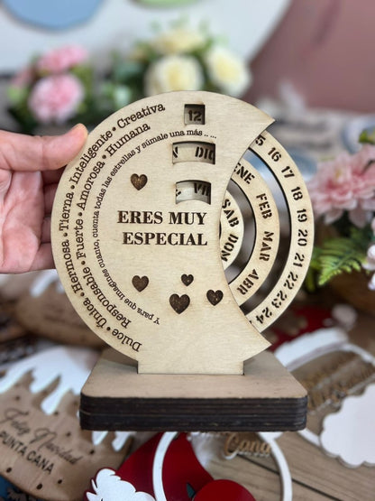 Regalo san valentin calendario personalizado - Felt Craft RD
