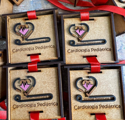 Residencia medica regalo personalizado en madera - Felt Craft RD