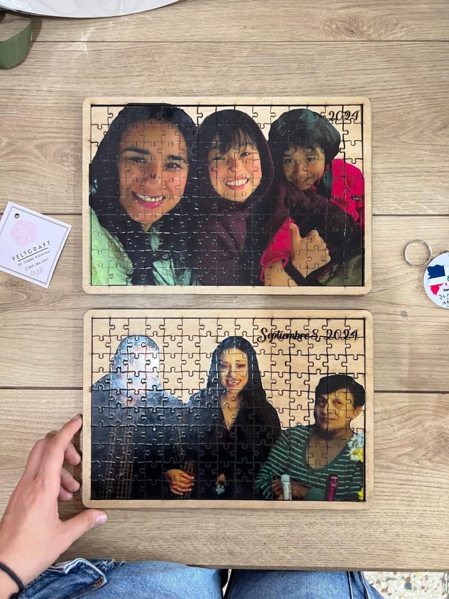 Rompe cabezas personalizado en madera a color - Felt Craft RD