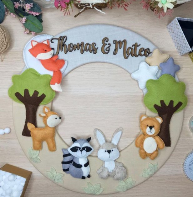 safari nursery decor - Felt Craft RD