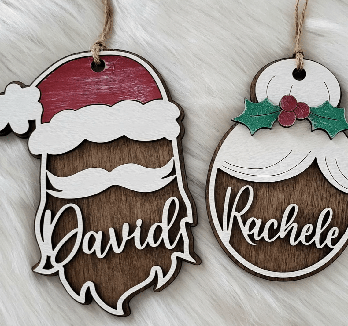 Santa Claus Ornament For Christmas Tree - Felt Craft RD