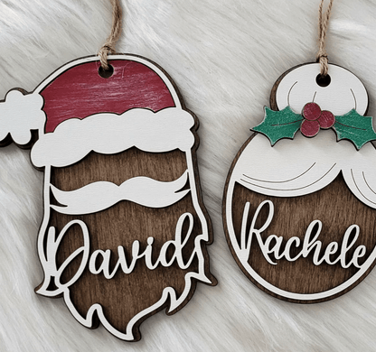 Santa Claus Ornament For Christmas Tree - Felt Craft RD