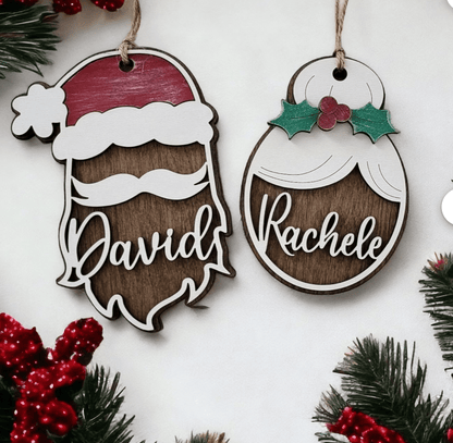 Santa Claus Ornament For Christmas Tree - Felt Craft RD