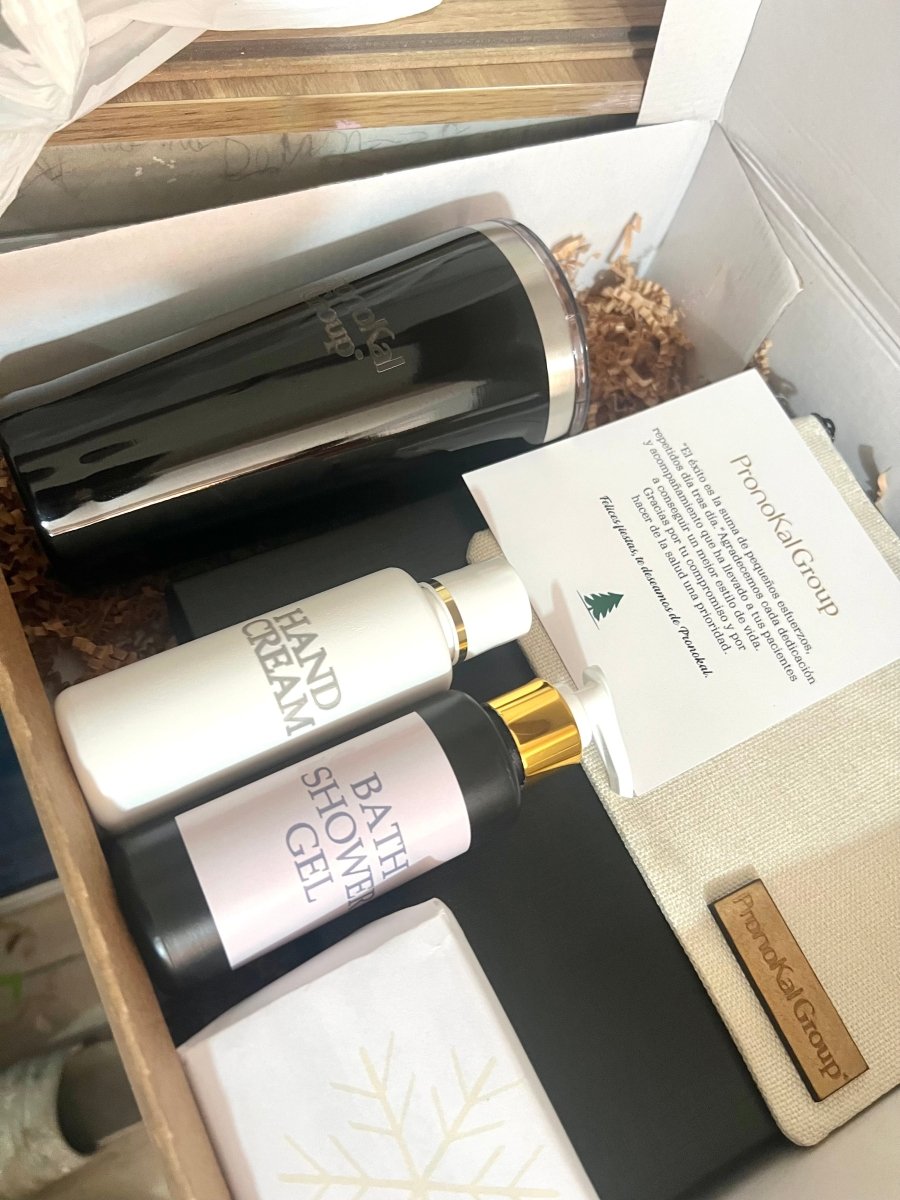 Set de merchandising jabon locion crema de mano y termo - Felt Craft RD