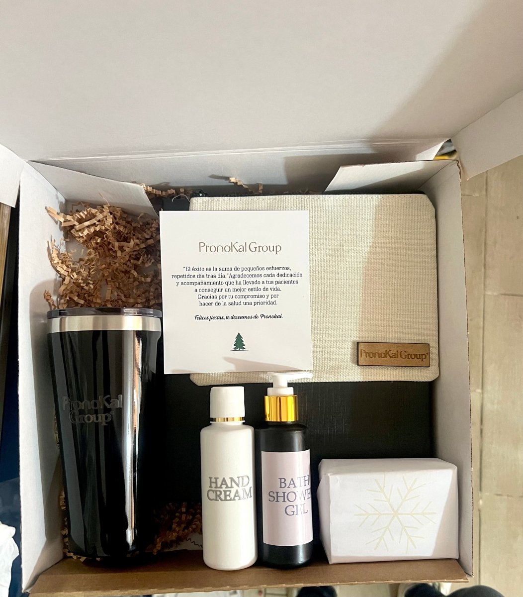 Set de merchandising jabon locion crema de mano y termo - Felt Craft RD