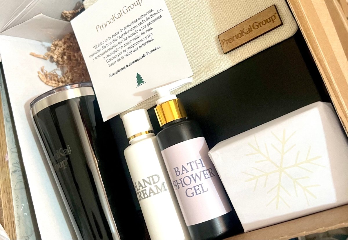 Set de merchandising jabon locion crema de mano y termo - Felt Craft RD