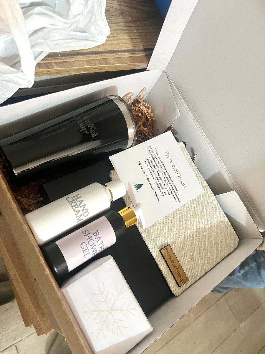 Set de merchandising jabon locion crema de mano y termo - Felt Craft RD