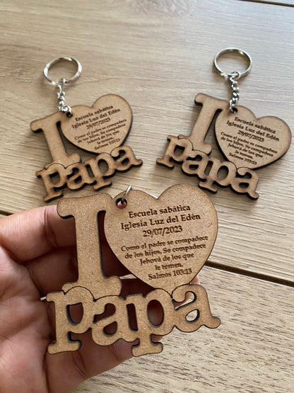 Set Llaveros Papá - Felt Craft RD